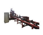 CNC Flat Steel  Punching & Cutting Line -plate width 120mm，hole φ40mm 